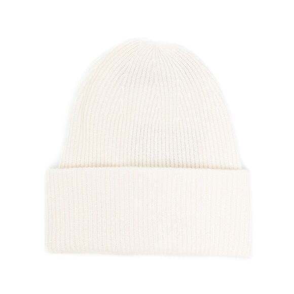 Lisa Yang The Stockholm Hat Beanie Cream Winter White NWT 100% Cashmere Organic - Picture 2 of 6